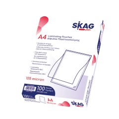 SKAG LAMINATING POUCHES A4-125 MICRONS (100 PIECES)