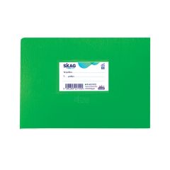 SKAG ΤΕΤΡΑΔΙΑ (SUPER) ΠΛΑΣΤΙΚΑ ΠΡΑΣΙΝΑ 14X20 ΡΙΓΕ 40Φ 80ΓΡ