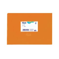 SKAG ΤΕΤΡΑΔΙΑ (SUPER) ΠΛΑΣΤΙΚΑ ΠΟΡΤΟΚΑΛΙ 14X20 ΡΙΓΕ 40Φ 80ΓΡ