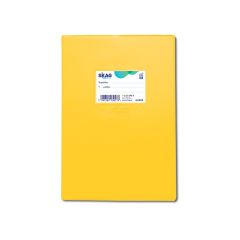 SKAG EXERCISE BOOK (SUPER) PLASTIC COVER YELLOW A5 RULED 50SH 80 GR