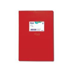 SKAG EXERCISE BOOK (SUPER) PLASTIC COVER RED A5 RULED 50SH 80 GR