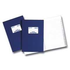 SKAG EXERCISE BOOKS LATIN INDEX PLASTIC COVER MIXED COL 17x25 100SH 70GR