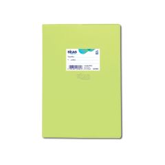 SKAG EXERCISE BOOK (SUPER) PLASTIC COVER L.GREEN A5 RULED 50SH 80 GR