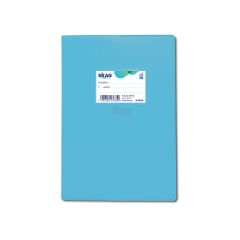 SKAG EXERCISE BOOK (SUPER) PLASTIC COVER L.BLUE A5 RULED 50SH 80 GR