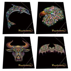 PSYCHEDELIC PORTFOLIO EL BAND 25X35@