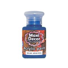 MAXI COLOR ΑΚΡΥΛΙΚΟ ΧΡΩΜΑ MA-048 60ML ΜΠΛΕ ΡΟΥΑ