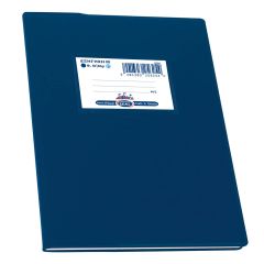 SKAG EXERCISE BOOK (DIETHNES) PLASTIC COVER BLUE 17x25 RULED 50SH 60 GR
