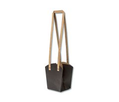 PAPER BAG BLACK 11X12X7.5 N102692B