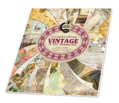 SCRAPBOOK VINTAGE 12X12 250+140Gr 40Sh