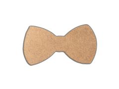 WOODEN DECORATION 10X5 CM BOW TIE 1 D34@