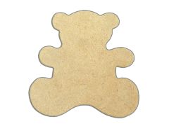 WOODEN DECORATION 7X5CM TEDDY BEAR Z2