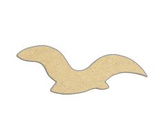 WOODEN DECORATION 10 CM SEAGULL Z6