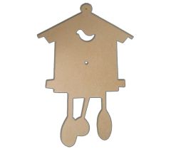 WOODEN DECORATION 40X27 CUCKOO CLOCK D51