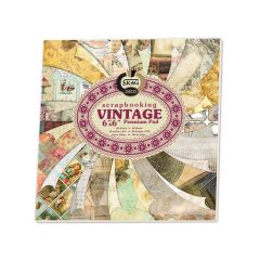 SCRAPBOOK VINTAGE 6X6 250+140ΓΡ 40Φ