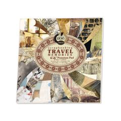 SCRAPBOOK TRAV.MEMORIE 6X6 250+140ΓΡ 40Φ