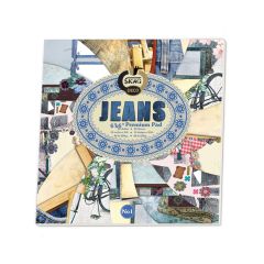 SCRAPBOOK ΥΦΗ ΥΦΑΣΜΑΤΟΣ 6Χ6 250+80ΓΡ 40Φ