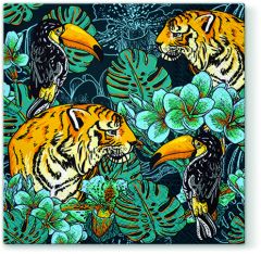 NAPKINS PAW- SDL120105 WILD NATURE