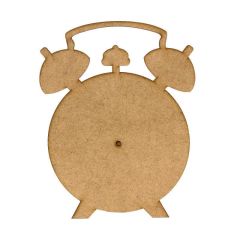 MDF wall clock base alarm clock, big - IDEA1251