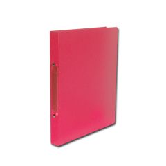 SKAG RING BINDER PP TRANSPARENT A4 4-20R RED