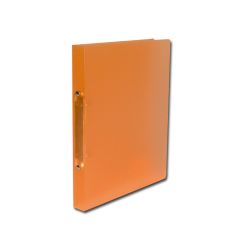 SKAG RING BINDER PP TRANSPARENT A4 4-20R ORANGE