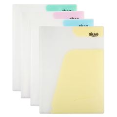 SKAG PRESENTATION FOLDER 23,5x31,5 - 3 INNER SHEETS -PASTEL COLOURS