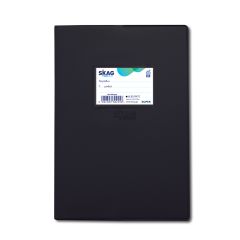 SKAG ΤΕΤΡΑΔΙΑ (SUPER) ΜΕ ΚΑΛΥΜΜΑ ΜΑΥΡΑ 17X25 ΡΙΓΕ 50Φ 80ΓΡ