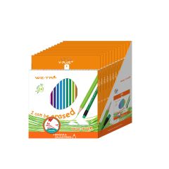 Y PLUS COLOR PENCIL  WE-TRI ERASABLE WITH ERASER 24CLRS TC180200