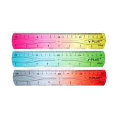 Y PLUS ΧΑΡΑΚΑΣ COLORRULER UNBREAKABLE (20CM) ΣΥΣΚΕΥΑΣΙΑ 30 ΤΕΜ RX240300