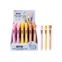SQUISHΥ MULTI-COLOR BALL PEN 0,7mm 6 ΧΡΩΜΑΤΑ ΕΚΘΕΤΗΣ 36 ΤΕΜ  IG5710