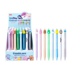 SQUISHY ERASABLE GEL PEN 0,5mm 6ΧΡΩΜ/8 ΣΧΕΔ. ΕΚΘΕΤΗΣ 48 ΤΕΜ IG5213