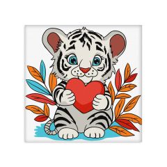 Painting by numbers - A marvellous tiger cub ©art_selena_ua (KHO6259)