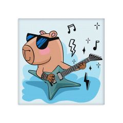 Painting by numbers - Capybara rock star (KHO1275)