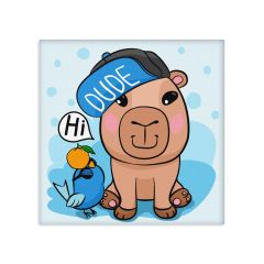 Painting by numbers - Capybara in a cap (KHO1279)