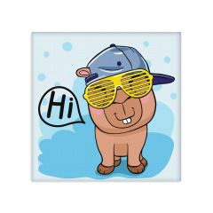 Painting by numbers - Hi, Capybara (KHO1282)
