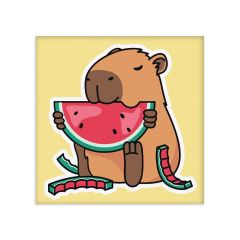 Painting by numbers - Capybara and Kherson watermelon ©art_selena_ua (KHO6749)