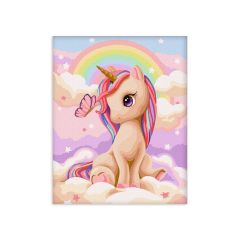 7+ Painting by numbers - Curious unicorn ©tanya_bonya (KHO2411)