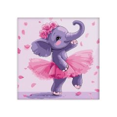 Painting by numbers - Elephant ballerina ©art_selena_ua (KHO6723)