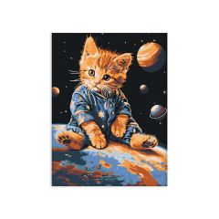 Painting by numbers - Star kitten ©art_selena_ua (KHO6646)