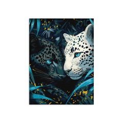 Painting by numbers - Blue-eyed with extra metallic paints ©art_selena_ua (KHO6730)