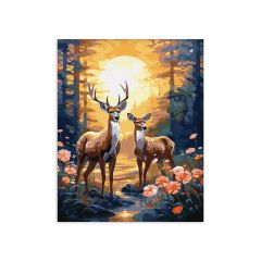 Painting by numbers - Graceful reindeers ©art_selena_ua (KHO6602)