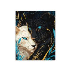 Painting by numbers - Yin Yang with extra metallic paints ©art_selena_ua (KHO6729)