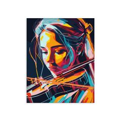 Painting by numbers - Virtuoso violinist ©art_selena_ua (KHO8324)