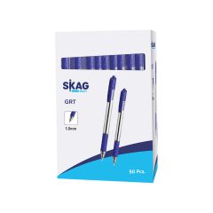 SKAG ΣΤΥΛΟ ΔΙΑΡΚΕΙΑΣ ΜΕ ΚΟΥΜΠΙ GRT 1mm ΜΠΛΕ - 50 TMX