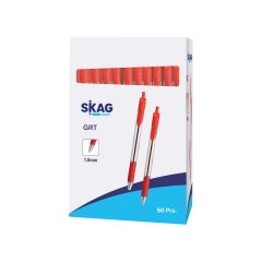 SKAG ΣΤΥΛΟ ΔΙΑΡΚΕΙΑΣ ΜΕ ΚΟΥΜΠΙ GRT 1mm KOKKINO - 50 TMX