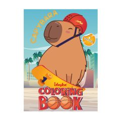 IDEYKA STICKER COLORING BOOK  SPORTY KAPIBAR (CB23)