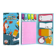 Y PLUS OKAY CAT STICKER PAD QT251802