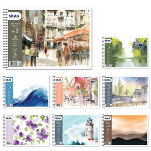 SKAG ΜΠΛΟΚ ΑΚΟΥΑΡΕΛΛΑΣ (ΕΠΟΧΕΣ) Ν.3 24X34 CM  15Φ 250 ΓΡ